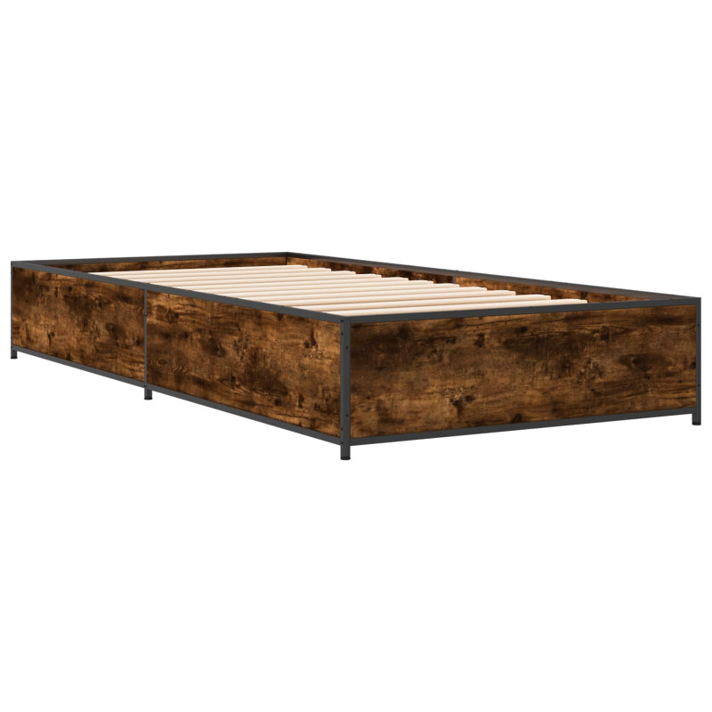 Ramka łóżka Dąb wędzony 80 x 200 cm Drewno inżynieryjne