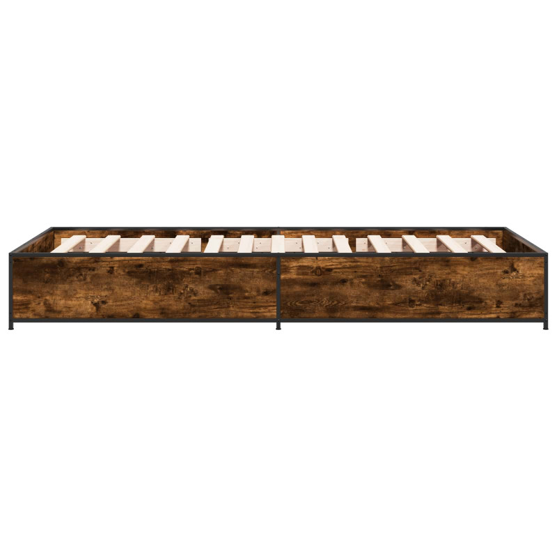 Ramka łóżka Dąb wędzony 80 x 200 cm Drewno inżynieryjne