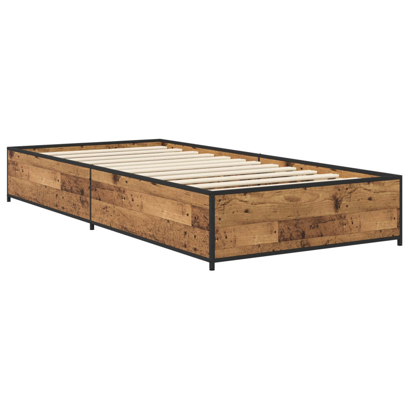 Ramka łóżka Stare drewno 80 x 200 cm Drewno inżynieryjne