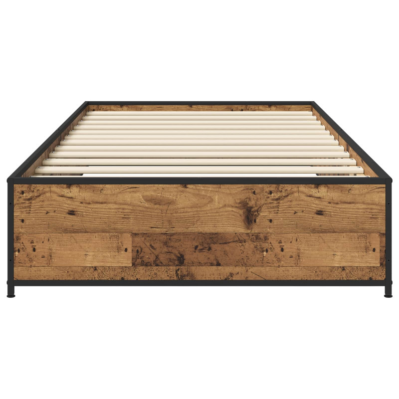 Ramka łóżka Stare drewno 80 x 200 cm Drewno inżynieryjne