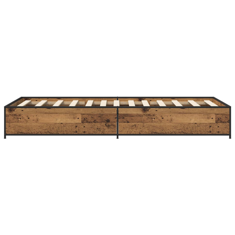 Ramka łóżka Stare drewno 80 x 200 cm Drewno inżynieryjne