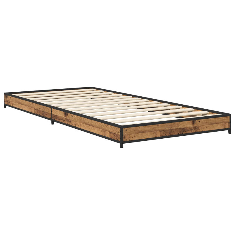 Ramka łóżka Stare drewno 80 x 200 cm Drewno inżynieryjne