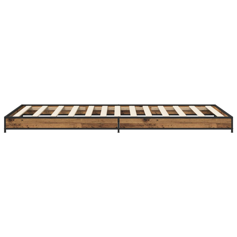 Ramka łóżka Stare drewno 80 x 200 cm Drewno inżynieryjne