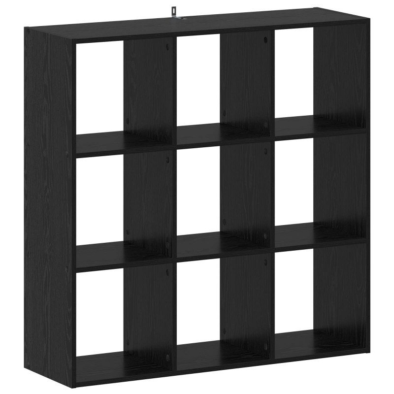 Półka na książki Czarny dąb 102 x 32 x 102 cm