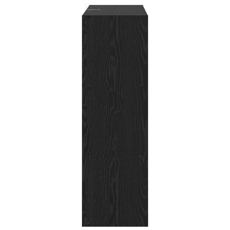 Półka na książki Czarny dąb 102 x 32 x 102 cm