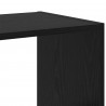 Półka na książki Czarny dąb 102 x 32 x 102 cm