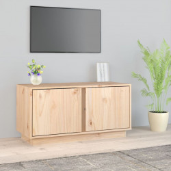 Szafka pod telewizor, 80x35x40,5 cm, lite drewno sosnowe
