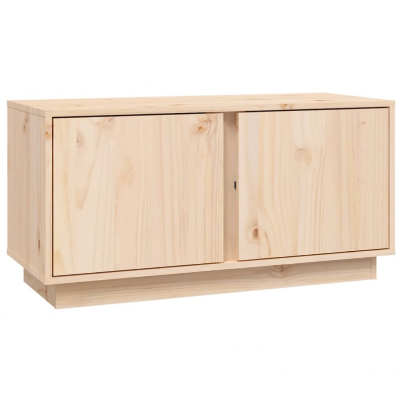 Szafka pod telewizor, 80x35x40,5 cm, lite drewno sosnowe