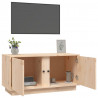 Szafka pod telewizor, 80x35x40,5 cm, lite drewno sosnowe