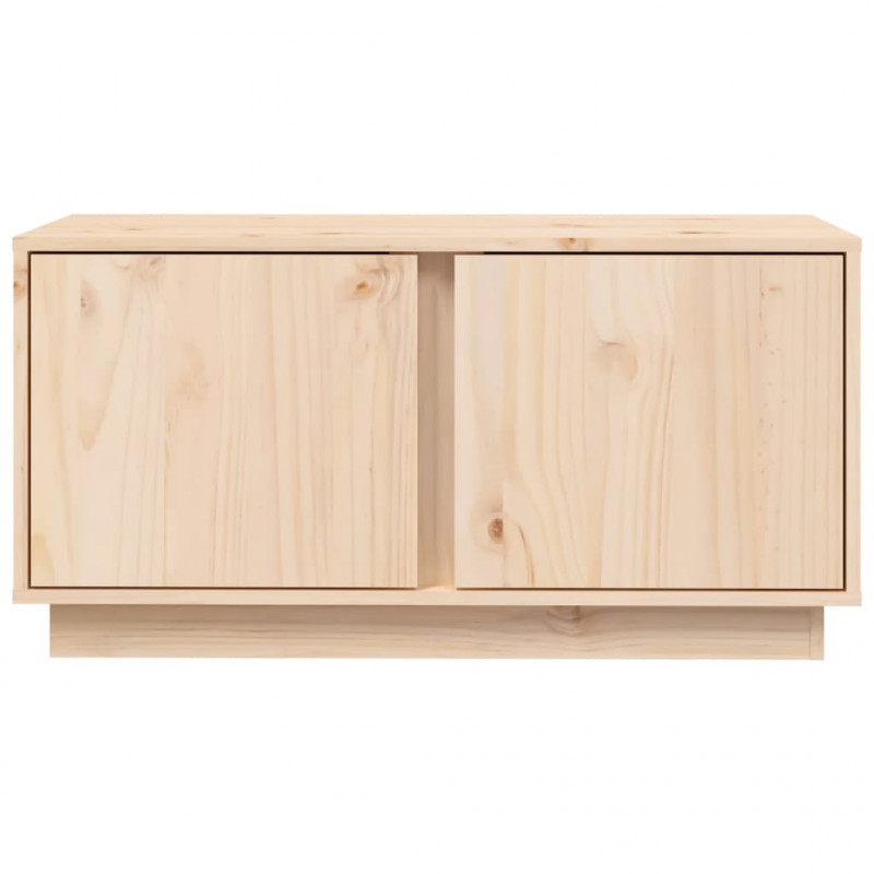 Szafka pod telewizor, 80x35x40,5 cm, lite drewno sosnowe