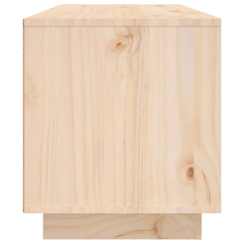 Szafka pod telewizor, 80x35x40,5 cm, lite drewno sosnowe