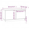 Szafka pod telewizor, 80x35x40,5 cm, lite drewno sosnowe
