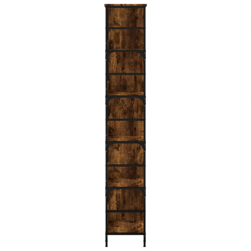 Szafka na książki, przydymiony dąb, 78,5x33x188,5 cm