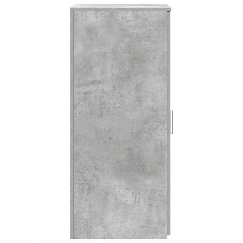 Szafka, szarość betonu, 40x45x103,5 cm, materiał drewnopochodny