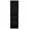 Zestaw szafek RTV z LED 2 pcs Czarny Dąb 30,5 x 30 x 102 cm