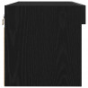Zestaw szafek RTV z LED 2 pcs Czarny dąb 80 x 30 x 30 cm