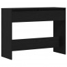 Konsola Czarny Dąb 100 x 35 x 76,5 cm Materiał drewnopochodny