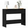 Konsola Czarny Dąb 100 x 35 x 76,5 cm Materiał drewnopochodny