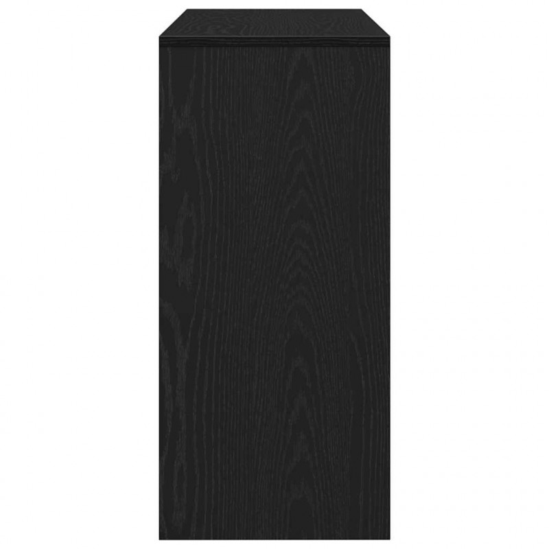 Konsola Czarny Dąb 100 x 35 x 76,5 cm Materiał drewnopochodny