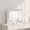 Lustro toaletowe Prostokątny Z lustrem Biały 60 x 45 x 18 cm