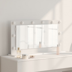 Lustro toaletowe Prostokątny Z lustrem Biały 80 x 45 x 18 cm