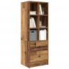 Highboard z szufladą Stare drewno 45,5 x 34 x 127 cm