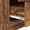 Highboard z szufladą Stare drewno 45,5 x 34 x 127 cm