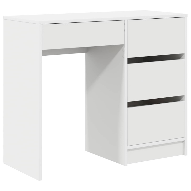 Biurko Biały 90 x 37.5 x 75 cm Materiał drewnopochodny