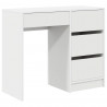 Biurko Biały 90 x 37.5 x 75 cm Materiał drewnopochodny