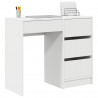 Biurko Biały 90 x 37.5 x 75 cm Materiał drewnopochodny