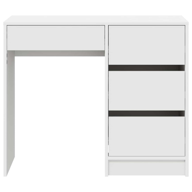 Biurko Biały 90 x 37.5 x 75 cm Materiał drewnopochodny