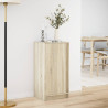 Szafka z LED, dąb sonoma, 42,5x34x85cm, materiał drewnopochodny