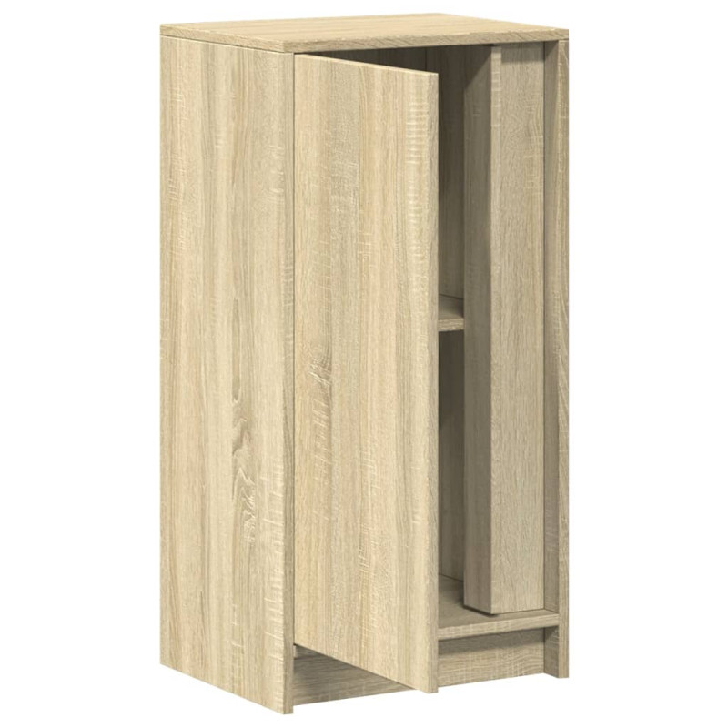 Szafka z LED, dąb sonoma, 42,5x34x85cm, materiał drewnopochodny
