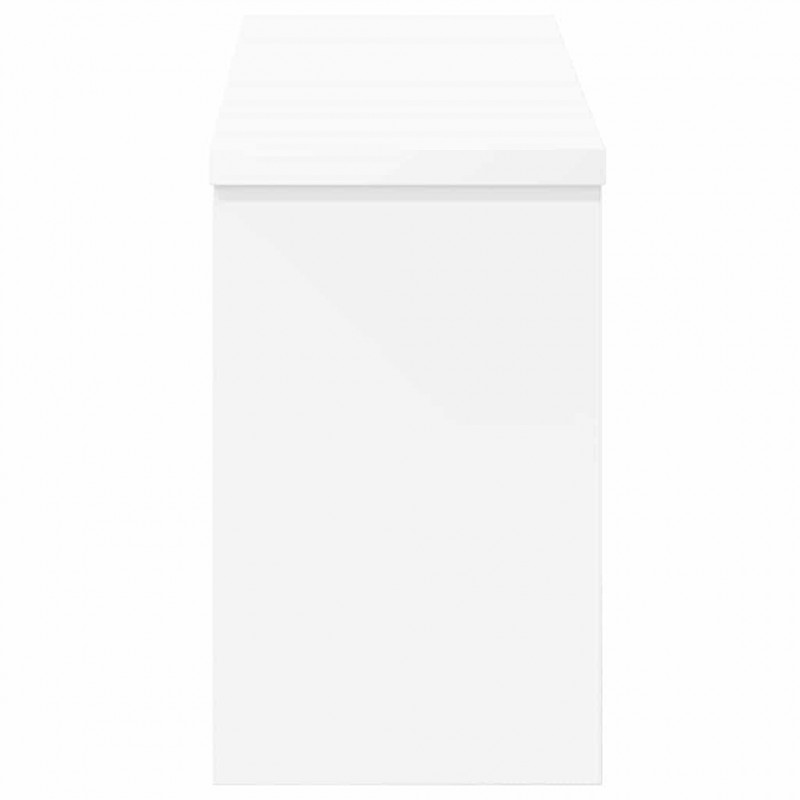 Wieszak na płaszcze montowany na ścianie Biały 50 x 16 x 26 cm