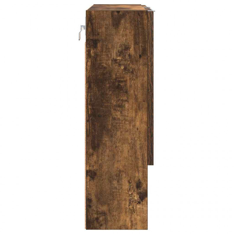 Szafka z lustrem z przechowywaniem Dąb wędzony 59 x 17 x 55 cm