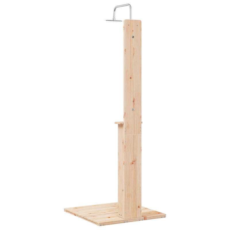 Prysznic na zewnątrz Naturalny 75 x 76 x 217 cm