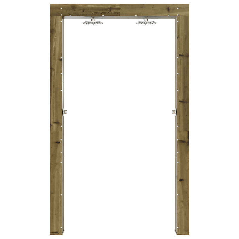 Prysznic na zewnątrz Naturalny 137 x 23 x 226 cm