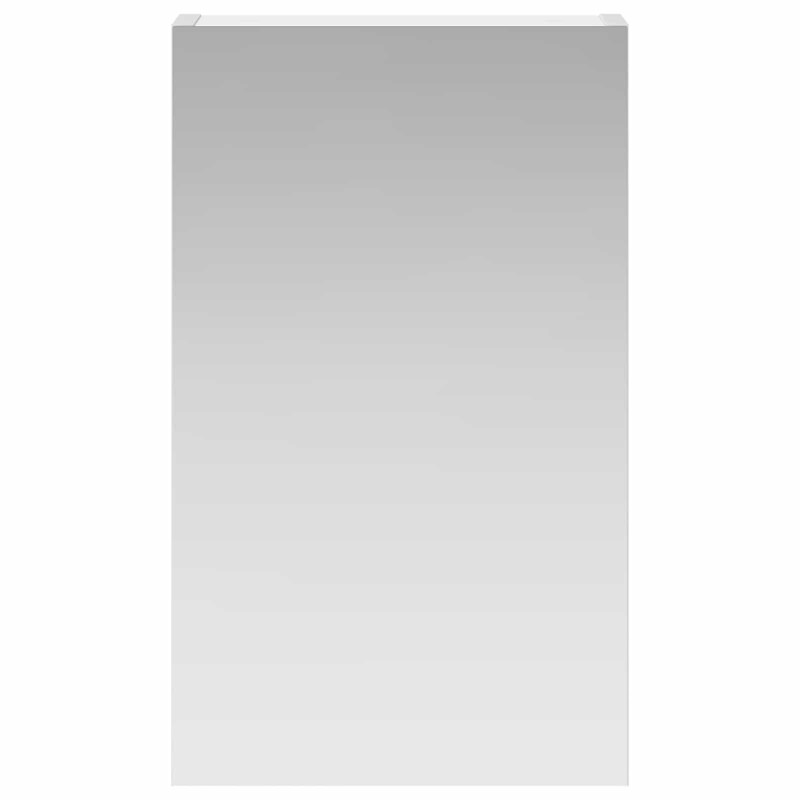 Szafka z lustrem do łazienki z półką Biały 30 x 10,5 x 50 cm