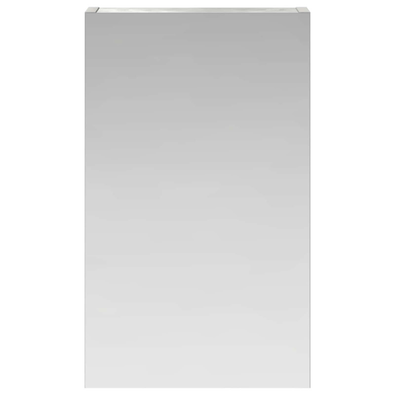 Szafka z lustrem do łazienki Betonowy szary 30 x 10,5 x 50 cm