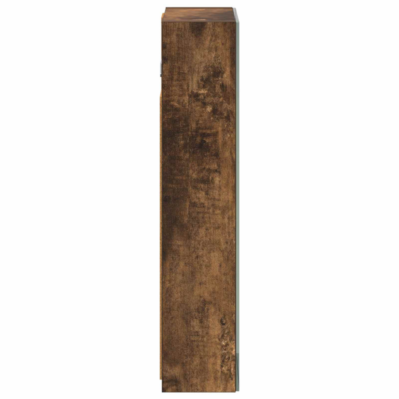 Szafka z lustrem do łazienki Dąb wędzony 30 x 10,5 x 50 cm