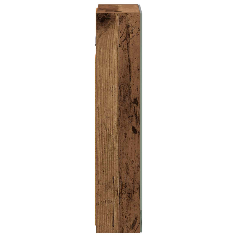 Szafka z lustrem do łazienki Stare drewno 30 x 10,5 x 50 cm