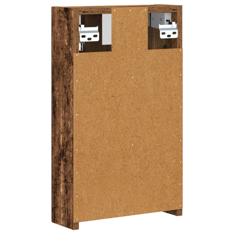 Szafka z lustrem do łazienki Stare drewno 30 x 10,5 x 50 cm