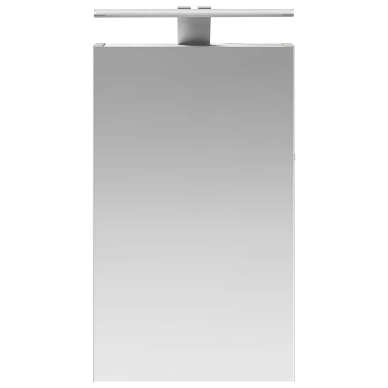 Szafka z lustrem do łazienki Betonowy szary 30 x 10,5 x 50 cm