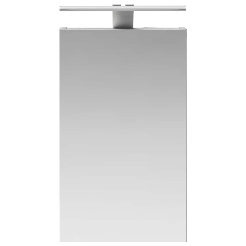 Szafka z lustrem do łazienki Szary Sonoma 30 x 10,5 x 50 cm