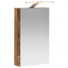 Szafka z lustrem do łazienki Stare drewno 30 x 10,5 x 50 cm