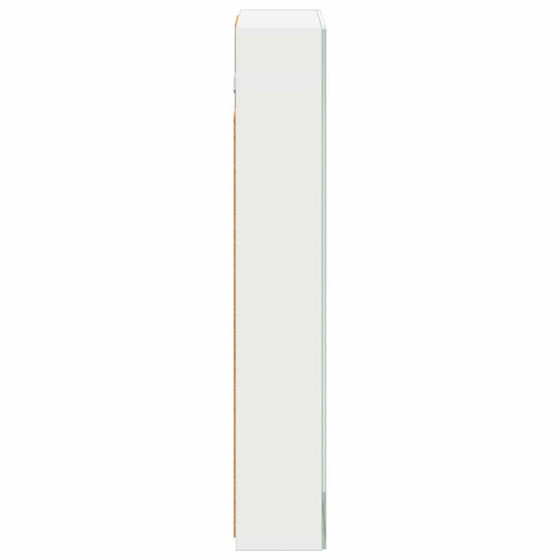 Szafka z lustrem do łazienki z półką Biały 40 x 10,5 x 60,5 cm