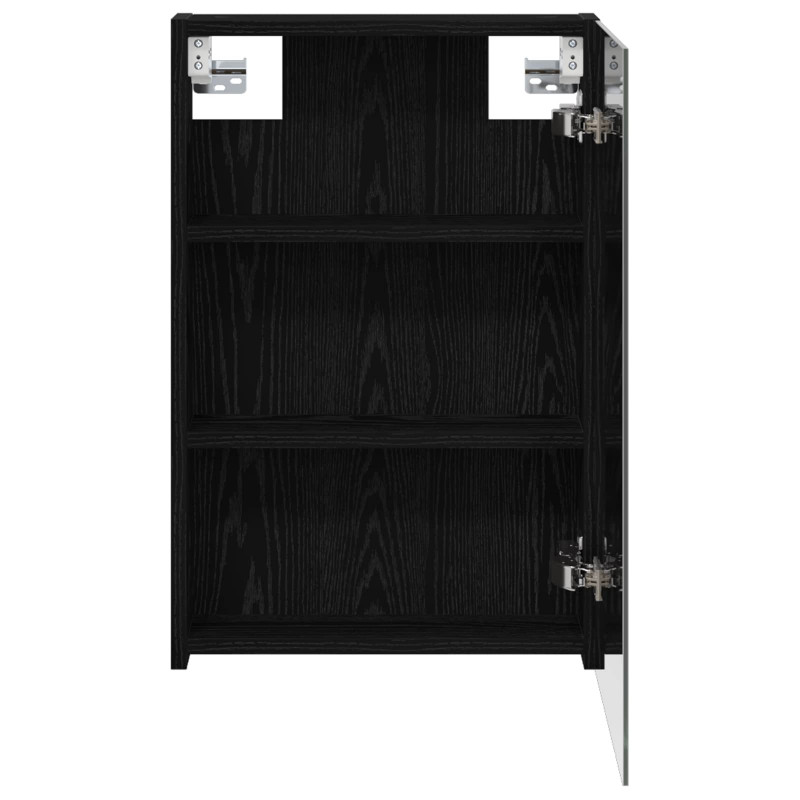 Szafka z lustrem do łazienki Czarny Dąb 40 x 10,5 x 60,5 cm
