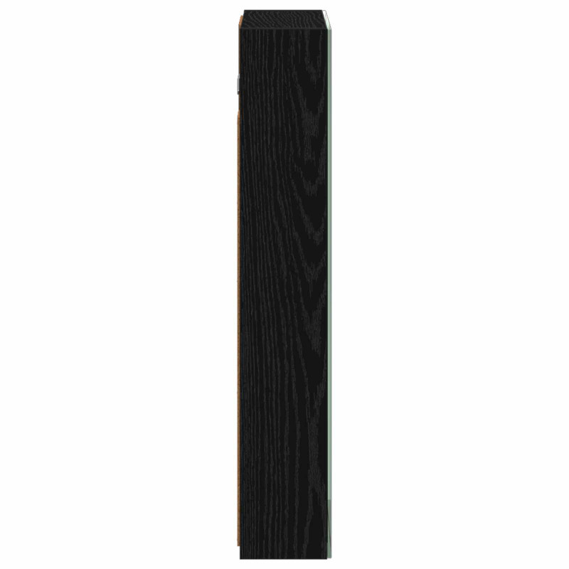 Szafka z lustrem do łazienki Czarny Dąb 40 x 10,5 x 60,5 cm