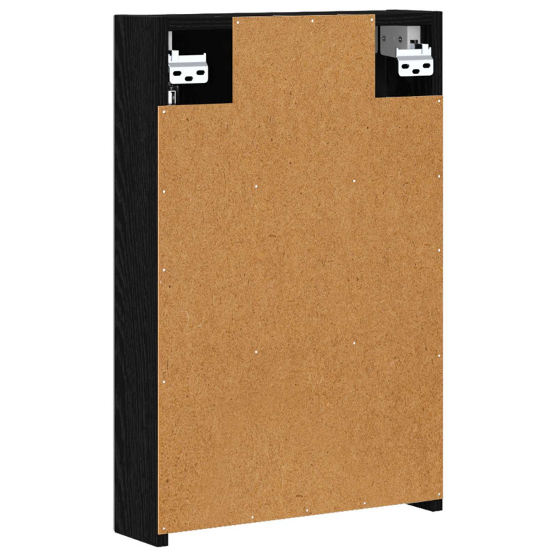 Szafka z lustrem do łazienki Czarny Dąb 40 x 10,5 x 60,5 cm