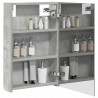 Szafka z lustrem do łazienki Betonowy szary 40 x 10,5 x 60,5 cm